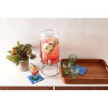Our Table&reg; 2-Gallon Clear Beverage Dispenser. View a larger version of this product image.