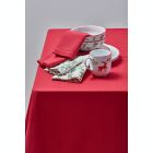 Alternate image 4 for Bee &amp; Willow&reg; Solid Hemstitch 60-Inch x 120-Inch Rectangular Tablecloth in Red