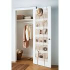 Alternate image 1 for Squared Away&trade; 36-Pocket Over-the-Door Canvas Organizer in Oyster Grey