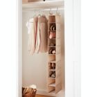 Alternate image 1 for Squared Away&trade; 10-Shelf Hanging Shoe Organizer in Oyster Grey