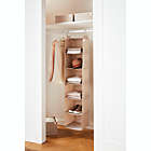 Alternate image 1 for Squared Away&trade; 6-Shelf Canvas Hanging Sweater Organizer in Oyster Grey