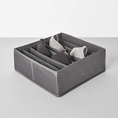 Simply Essential&trade; 7-Compartment Drawer Organizer in Grey. View a larger version of this product image.