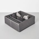 Alternate image 1 for Simply Essential&trade; 7-Compartment Drawer Organizer in Grey
