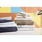 Alternate image 4 for Simply Essential&trade; Solid Jersey Twin XL Sheet Set in Dark Grey
