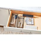 Alternate image 2 for Squared Away&trade; 6-Inch x 15-Inch Mesh Drawer Organizer in Matte Nickel