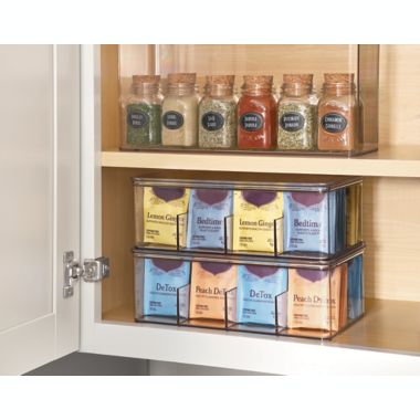 Squared Away&trade; Tea Organizer Box. View a larger version of this product image.