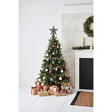 Bee &amp; Willow&trade; 6-Foot Classic Christmas Tree in Green with White LED Lights. View a larger version of this product image.