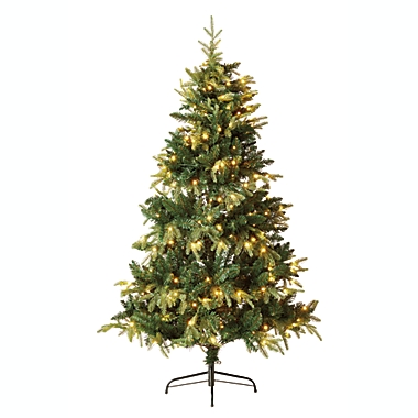 Bee &amp; Willow&trade; 6-Foot Classic Christmas Tree in Green with White LED Lights. View a larger version of this product image.