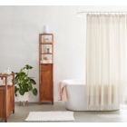 Alternate image 3 for Haven&trade; 72-Inch x 72-Inch Two Tone Organic Cotton Shower Curtain in Grey