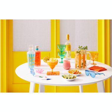 H for Happy&trade; Acrylic Cocktail Shaker in Clear. View a larger version of this product image.