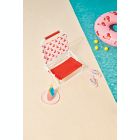 Alternate image 1 for H for Happy&trade; Cherry Poinciana Low Beach Sand Chair in Red