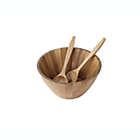 Alternate image 2 for Our Table&trade; Hayden 3-Piece Salad Bowl and Server Set in Acacia
