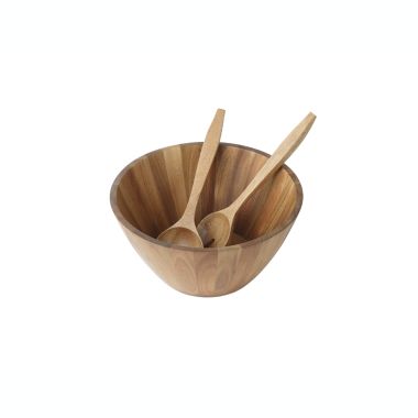 Our Table&trade; Hayden 3-Piece Salad Bowl and Server Set in Acacia. View a larger version of this product image.