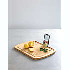Alternate image 5 for Simply Essential&trade; Bamboo Cutting Board with Phone/Tablet Slot