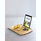 Alternate image 4 for Simply Essential&trade; Bamboo Cutting Board with Phone/Tablet Slot