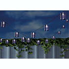 Alternate image 1 for Everhome&trade; Hanging Outdoor Cutout String Lights in Black