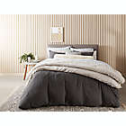 Alternate image 1 for Nestwell&trade; Soft and Cozy Heathered 3-Piece King Comforter Set in Medium Grey