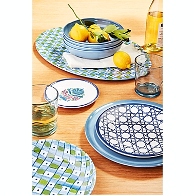 Everhome&trade; Solid Melamine Salad Bowl in Light Blue. View a larger version of this product image.