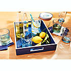 Alternate image 1 for Everhome&trade; Rectangle Tray Lacquer in Blue