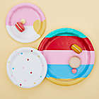 Alternate image 2 for H For Happy&trade; 12-Count Hearts and Stripes Valentine&#39;s Day Banquet Plates