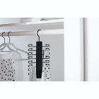 Alternate image 1 for Squared Away&trade; Wood Belt/Tie Hanger in Black