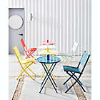 Alternate image 1 for Simply Essential&trade; Folding Outdoor Bistro Table in Yellow