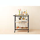 Alternate image 8 for Bee &amp; Willow&trade; Bar Cart with Wine Rack in Natural/Black