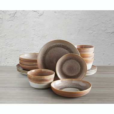 Bee &amp; Willow&trade; Weston 16-Piece Dinnerware Set in Taupe. View a larger version of this product image.