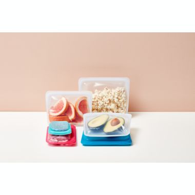 Stasher 28 oz. Silicone Reusable Clear Sandwich Bag. View a larger version of this product image.