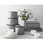 Alternate image 2 for Our Table&trade; 6-Piece Quilted Dinnerware Storage Set in Grey