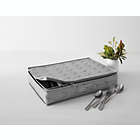 Alternate image 2 for Our Table&trade; Quilted Flatware Storage Case in Grey