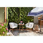 Alternate image 12 for Everhome&trade; Saybrook 3-Piece Outdoor Chat Set in White