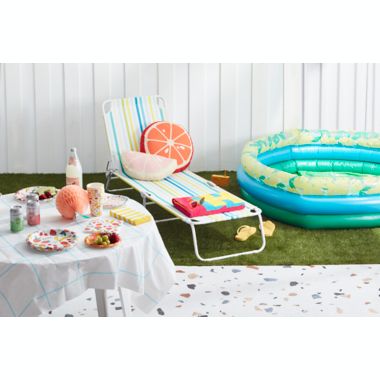 H For Happy&trade; Cool Multi Stripe Lounge Beach Chair. View a larger version of this product image.