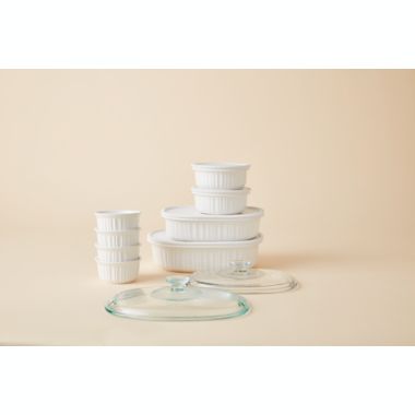 CorningWare&reg; French White&reg; 14-Piece Bakeware Set. View a larger version of this product image.