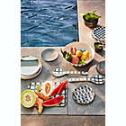 Alternate image 1 for Studio 3B&trade; Plaid Melamine and Bamboo Salad Plate in Black