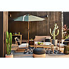 Alternate image 1 for Studio 3B&trade; Hermosa Pieced Modern Square Indoor/Outdoor Pouf in Black/Natural
