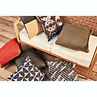 Alternate image 1 for Studio 3B&trade; Waffle Square Outdoor Throw Pillow in Burnt Henna