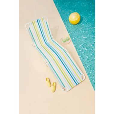 H For Happy&trade; Cool Multi Stripe Lounge Beach Chair. View a larger version of this product image.