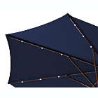 Alternate image 3 for Everhome&trade; 9-Foot Solar LED Market Umbrella in Navy