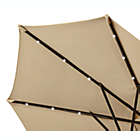 Alternate image 3 for Everhome&trade; 11-Foot Solar LED Rectangular Market Umbrella in Warm Sand