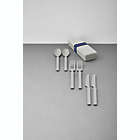 Alternate image 4 for Simply Essential&trade; 7-Piece Eco-Plastic Flatware Set and Case in Cool Grey
