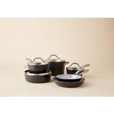 Our Table&trade; Forged Aluminum Ceramic Nonstick 10-Piece Cookware Set. View a larger version of this product image.
