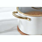 Alternate image 5 for Our Table&trade; Limited Edition Nonstick 5 qt. Aluminum Stock Pot with Steamer in Ivory