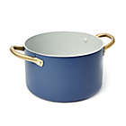 Alternate image 5 for Our Table&trade; Limited Edition Nonstick 5 qt. Aluminum Stock Pot with Steamer in Dark Denim
