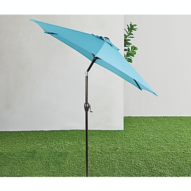 Simply Essential&trade; 7.5-Foot Market Umbrella in Turquoise. View a larger version of this product image.