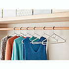Alternate image 1 for Simply Essential&trade; Heavyweight Hangers in White (Set of 12)