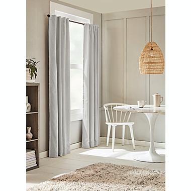 Everhome&trade; Blanche Blackout Window Curtain Collection. View a larger version of this product image.