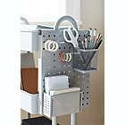 Alternate image 3 for Squared Away&trade; Organizer Cart Pegboard &amp; Accessories in Grey