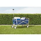Alternate image 1 for Simply Essential&trade; Outdoor Folding Wagon with Cupholders in True Navy