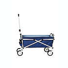 Alternate image 2 for Simply Essential&trade; Outdoor Folding Wagon with Cupholders in True Navy